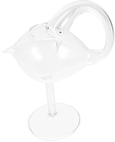 Alipis Kreatives Glasförmiges Cocktailglas Aus Premiumglas Mit Integriertem Strohhalm Vielseitiges Mojito Weinglas Für Bar Restaurant Und Stilvolles Trinken