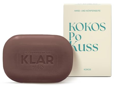 Duschseife Kokos 135 g exotisch 8,5 x 5,8 x 3,2 cm Klar Seifen