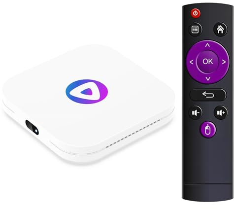 LEFFOT Android 13.0 Box TV 2025, M1 4K Ultra HD TV Box Android, 2GB RAM 16GB ROM, IPTV con 2.4G & 5G WiFi 6, BT 5.0, HDR10, 30D, Rockchip RK3528 Quad Core A53, for Netflix Youtube