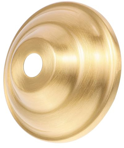 HEALEEP Base in Ottone Per Lampada Supporto Lampada Sospensione Parte Terminale Robusta Portalampada in Metallo Copertura Elegante