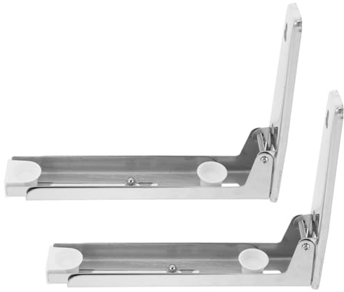 HIAKDOFT Soporte Extensible de Pared para Microondas de Acero Inoxidable Estante y Resistente para Cocina Marco de Almacenaje para Horno y Microondas