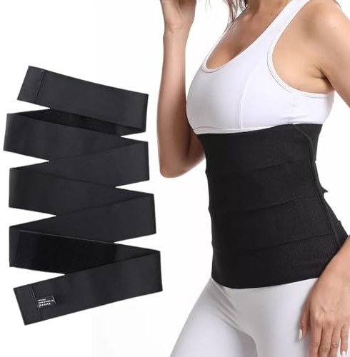XoeLLe Gaine Amincissante Ventre Plat Femme Fabriqué en Nylon Waist Trainer Respirant et Confortable Gaine Post Partum Invisible et Ajusté Épouse Naturellement Les Formes du Corps Hautement Élastique