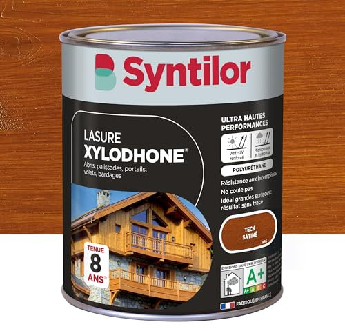 Syntilor - Lasure Xylodhone® Ultra Hautes Performances 8 Ans Teck Satiné 1L