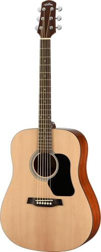 WALDEN Westerngitarre, WAD350W, Dreadnought, Hochglanzlack, inkl. Tasche