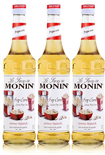 Monin Sirup Popcorn, 0,7L 3er Pack