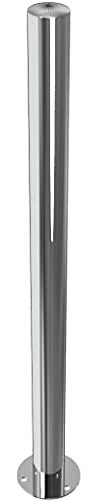 Sperrpfosten aus Edelstahl V2A, ortsfest, zum Aufdübeln, aus Rohr Ø 60 mm, geschliffen, Überflur 900 mm