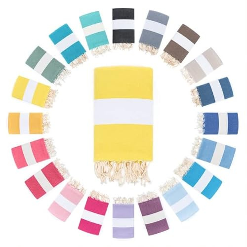 Darido Diamond Asciugamano hammam fatto a mano - Asciugamano da sauna, bagno e spiaggia XXL 100 x 200 cm - 100% cotone - Leggero, morbido e assorbente - Multiuso e pratico