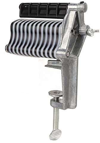 Wnvivi Coupe-Dentelle en Cuir, Outil de Coupe-Dentelle de Bureau en Cuir à Alimentation Manuelle, Fabricant de Bracelet en Cuir pour Franges Tressage Bande Ceintures Dentelle