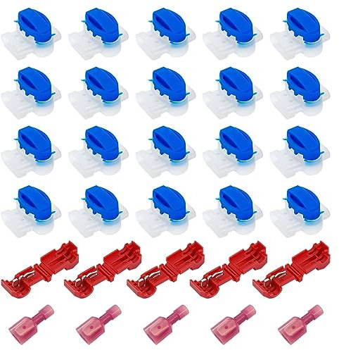UCEC Mähroboter Kabelverbinder, 20 Stück Verbinder Rasenroboter Kabel, 5 Stück Kabelklemmen, 314 Wasserdicht Kabelverbinder mit Gel-Füllung für Gardena R40Li / R70Li Mähroboter