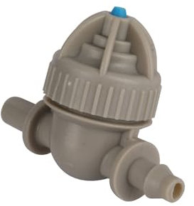 1 Stück Gartenbewässerungsbarb 4 mm bis 6 mm kugelförmiger Anti-Tropf-Anschluss Schlauch verbinden Miniatur-Anti-Tropf-Ventilsystem Zubehör