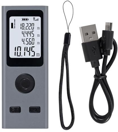 Laser Measurement Tool Portable Digital Mini Laser Distance Meter Measure Distance Rangefinder LCD Backligh- 30M