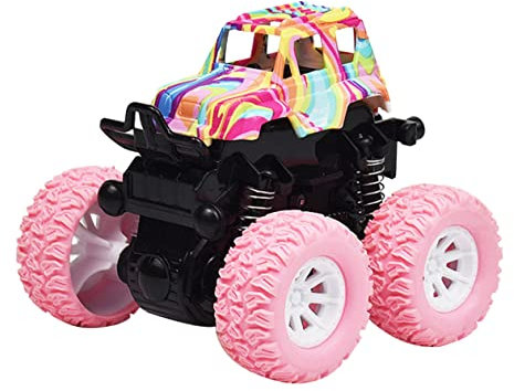 Alasum Offroad Fahrzeugspielzeug Für Kinder Mit Aufziehfunktion Buntes Mini Geländewagen Spielzeug Auto 3+ Jahre Lernspielzeug Für Drinnen Und Draußen 3.5X3.3X3.1 Zoll
