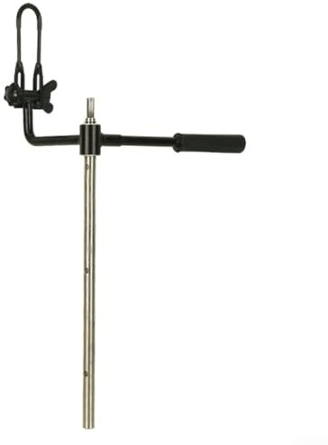 Tige d'extension de tarière à glace de 50,8 cm, poignée de foret en alliage d'acier avec adaptateur pour la pêche sur glace et les perceuses électriques, légère et portable