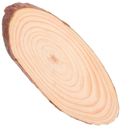 TEMPNAP Runde Holzscheiben aus Lindenholz zum Basteln und Selbstgemacht Leicht zu Bearbeiten und Bemalen als Tischdekoration oder Willkommensschild für Kreative Projekte