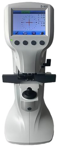 Linsometerfokusimeter, äkta färgdisplay pekskärm optisk linsmätare, upptäcker osynliga/solglasögon/progressiva/bifokala linser, för optometrirum och optiska butiker