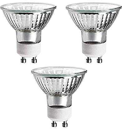 Snnalosses 25 Watt Replacement Bulb for Candle Warmer, Scent Wax Burner, Fragrance Melt,120V/GU10 Base Halogen Warming Bulb,Warm White,3Packs