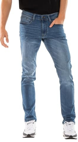 Rica Lewis - Jeans RL80 Stretch Coupe Droite ajustée Super Stonewashed Sanchez Taille 50