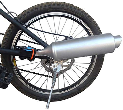 Sistema di Scarico per Bicicletta,Bike Turbo Pipe Bike Scarico Noise Maker Dispositivo di Rimozione Modifica Bicicletta Tubo di Scarico Turbospoke con Effetto Sonoro Accessori per Scarichi per Bici