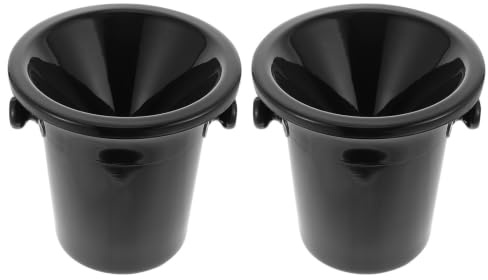 Yardwe Lot De 2 Crachoirs À Vin Double Oreille Accessoires De Dégustation De Vin Forme D'Entonnoir pour Éviter Les Éclaboussures Aussi Utilisables comme Seau À Glace pour Cave Et Boutique