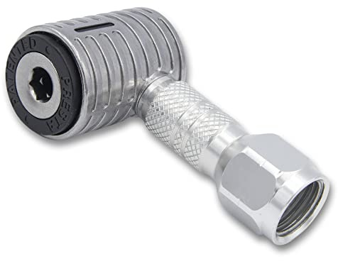 JACO Lightning XP Lock-on Air Chuck for Presta Valve Bike Tires - 1/4 F-NPT (Open Flow) | Quick-Connect Locking Attachment for Tire Inflator Air Compressor (Patented)