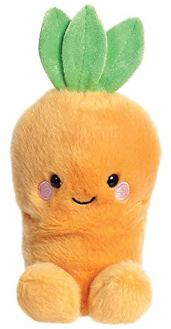 Aurora, 82054, Palm Pals Cheerful Carrot, 5In, Eco Friendly Soft Toy, Orange