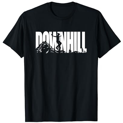 Downhill Einrad Einrad Akrobaten Monocycle Einrad T-Shirt