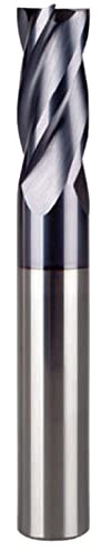 VHM Fräser, CNC Schaftfräser, Ausw. Ø 2-16 mm, AlCrN-Beschichtung Z=4, Stahlfräser (6,00 x 15 x 50 mm - d2=6 mm)