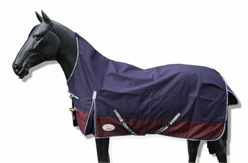 AMKA Pferde Weide Outdoordecke HIGH Neck 1200 50 g Futter Kreuzgurten Gehfalte