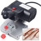 NadineDutol Mini sierra ingletadora de mesa de corte de acero para madera y metal, 4500 rpm