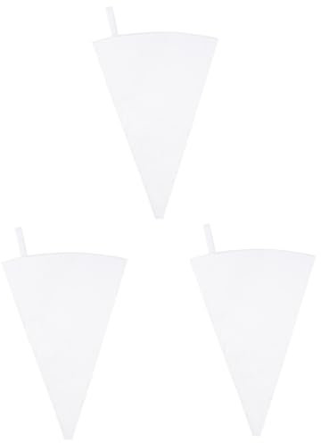 Garneck 3pcs Cotton Pastry Bag Cake Decorating Supplies Piping Bag for Sweets Icing