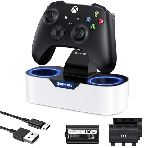 NEWDERY Charger for Xbox Wireless Controllers