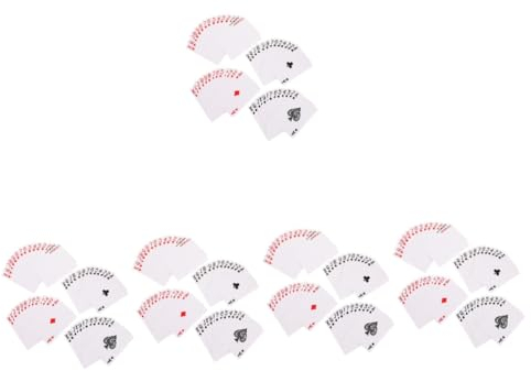 ibasenice 5sätze Leeren Papier-pokerkarten Für -Spiele Einseitig Bedruckbar Für Partys Und Familienunterhaltung Angenehmes Spielgefühl