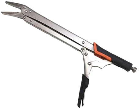 Lange Gripzangen, Gripzangen mit verlängerter Reichweite, Extra lange Zange mit Schraubstockgriff, 15 Zoll, Schraubstockzange mit verlängertem, rutschfestem Griff, verstellbarer Schraubstockschlüssel