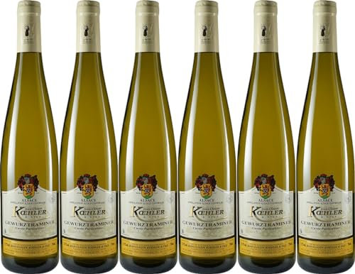 Domaine Jean-Claude Koehler et Fils Gewurztraminer Cuvée Particulière Alsace AOP 2021 Lieblich (6 x 0.75 l)
