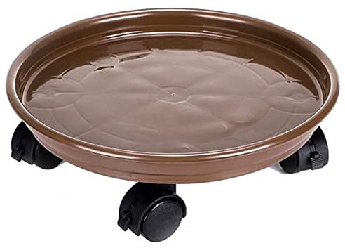 Portavaso con ruote per fioriera da giardino, supporto mobile per piante, vaso, piattino, vassoio per pallet, carrello resistente