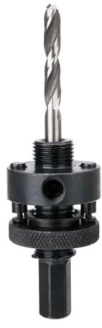 120mm Hex Shank Bi-metal Hole Saw Arbor Mandrel With Drill Bit For 32mm-210mm Holesaw For Cutting Stainless Wood Thin Plastics