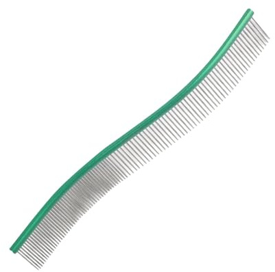 Pettine in metallo per cani, pettine per cani | Pettine curvo dettaglio per cani,Pettine per animali domestici, pettine per denti in metallo per cani e gatti, pettine per di animali domestici per la t