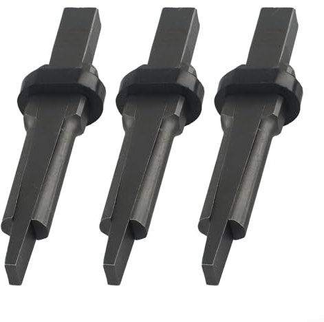 SMZhomeone 3 Stück Steinspalter Metallkeile Beton Stein Splitter 23 mm für Granit Marmor Spalten für Fels, Granit, Beton.