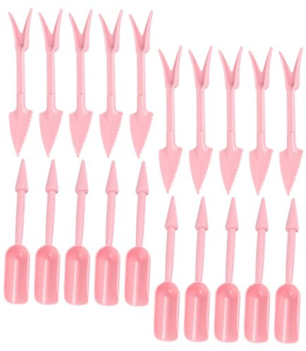 ANDRESLAD 10 Set Antipasto Di Piantine Succulente Zappa Da Diserbo Perforatrice Da Giardino Piantare Strumenti Da Giardinaggio Strumento Di Diserbo Manuale Sarchiatrici Manuali Cose Kit Rosa