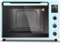Toaster Oven, Electric Oven Home Baking Multifunctional Fully Automatic Non-Slip Anti-Stick CoatingHigh Capacity Self-Adjustable time Barbecue Machine 40L Mini Ovens(Blue)
