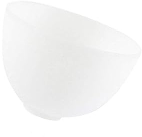Healeved Bol Silicone Blanc Anti-drop Odeur Pour Mélange De Masques Et Préparation Culinaires Usage Domestique