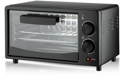 Mini Electric Cooker with Oven, Grill & Hot Plates - 12 Litre, Adjustable Heat Settings, 60 Minute Timer, Indicator Light, 100-250°C