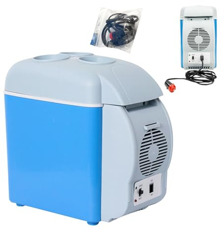 Auto-Isolierkoffer – Auto-Isolierboxen | 7,5 l Isolierkoffer | Tragbare Kühlbox für LKW, Van, Wohnmobil, Boot, tragbare isolierte Koffer, Behälter, elektrische Kühlbox, große Kapazität, isolierte