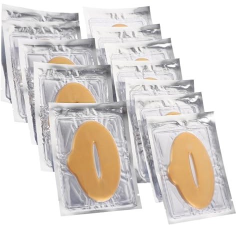 LIFKOME Labbra al Collagene Idratante e Nutriente Maschera 25 Pezzi Fibra Vegetale Labbra Morbide e Anti-rughe per Cura Quotidiana e Viaggio