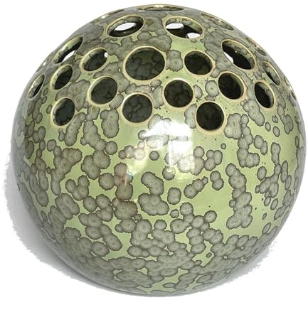 Kugelvase Steckvase Keramik Handarbeit 16 cm