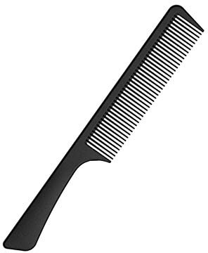 JeoPoom Peine de Pelo, Fibra de Carbono Peine, Peine Con de Gran Resistencia y Durabilidad, Antiestáticas y Tolerantes a Altas Temperaturas, Reduce Rotura de Cabello(Negro)