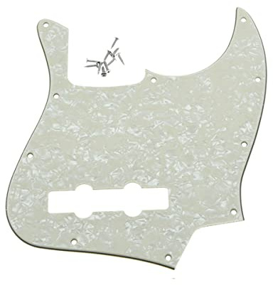 Dopro Jazz Bass J Bass Schlagbrett für USA/Mexican 4 String FD Jazz Bass Aged Pearl