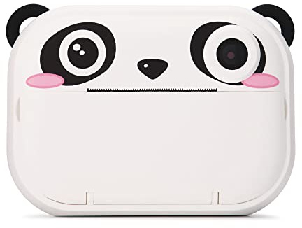 Fotocamera digitale e videocamera per bambini con stampa istantanea e fotocamera per selfie di Kidamento, libro di caccia al tesoro Momento, scheda di memoria da 32 GB - Modello P