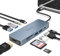 HOPDAY Estación de Acoplamiento USB C, Adaptador 10 en 1 con 4K HDMI,USB C 3.0, PD 100W, USB 2.0, Lector de Tarjetas SD/TF Compatible con Portátiles, MacBook Pro/Air Surface Pro y Dispositivos Tipo C