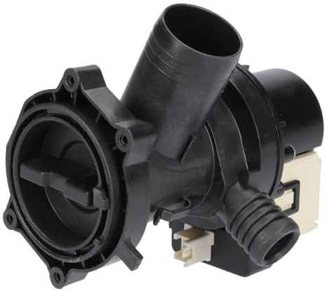 easyPART passend für EUROPART 10038110 Ablaufpumpe wie Whirlpool | 481010584942 Plaset mit Pumpenkopf und Sieb für Waschmaschine, 480111100205, 23 mm Werte, Pumpe, Laugenpumpe